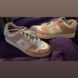 DC Pink and White Casual Shoes